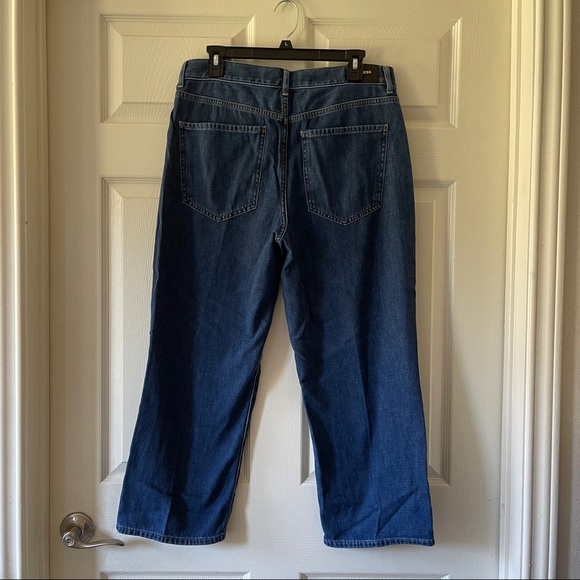 High Waisted Lightweight Cropped Wide Leg Jeans - Picture 4 of 6